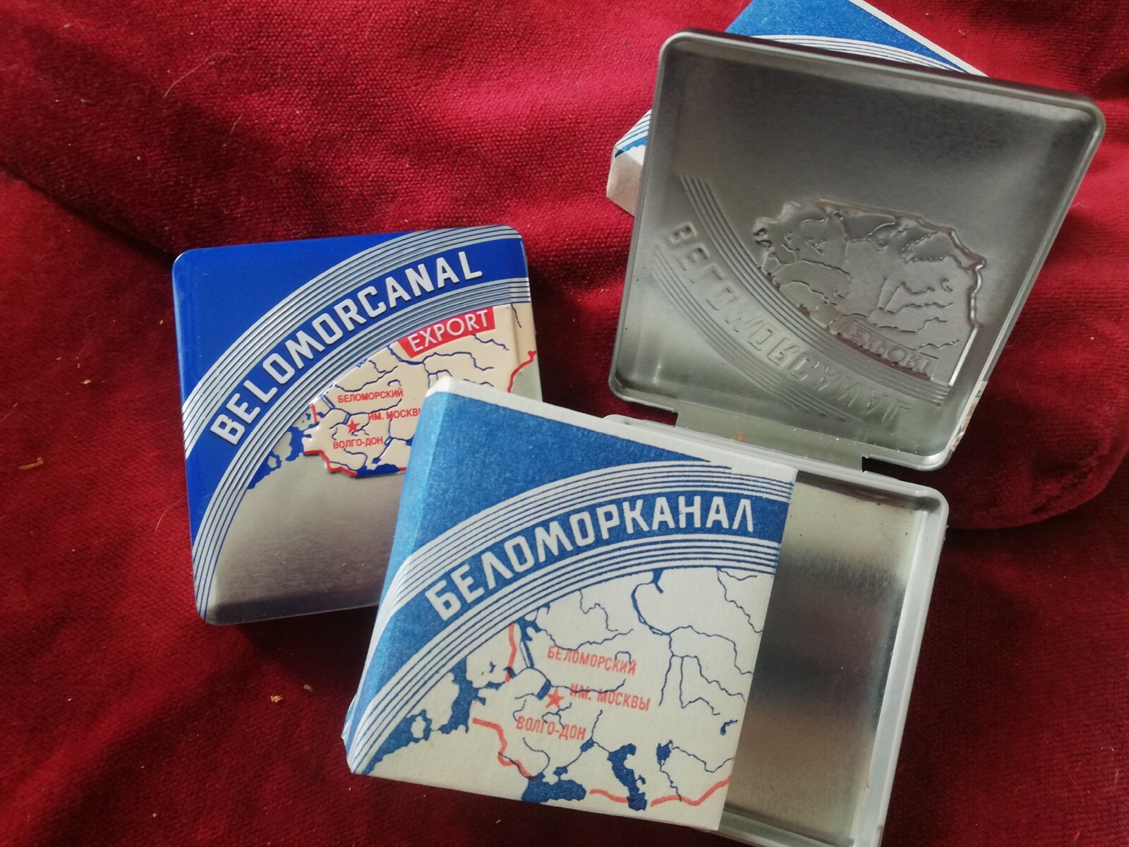 Купить Сигареты Set Rare Belomorkanal Metal Cigarettes Display Box ...