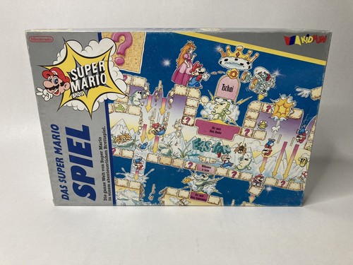 DAS SUPER MARIO SPIEL - Brettspiel Nintendo/Kidfun 1991 - Vollständig - RARITÄT