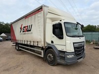 DAF TRUCKS LF230 2018 18 ton curtain side truck EURO 6 MANAUL 