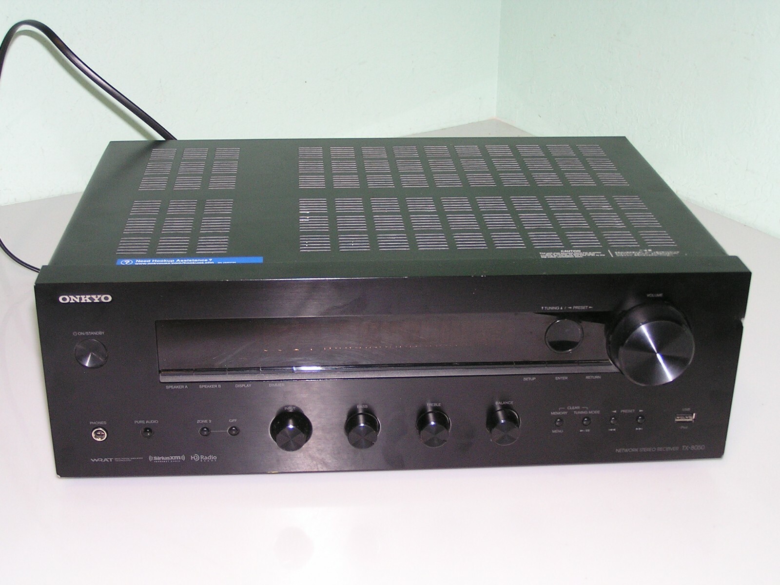 Onkyo TX-8050 Network Stereo Receiver - AM / FM / Internet Onkyo TX-8050 Network Stereo Receiver - AM / FM / Internet