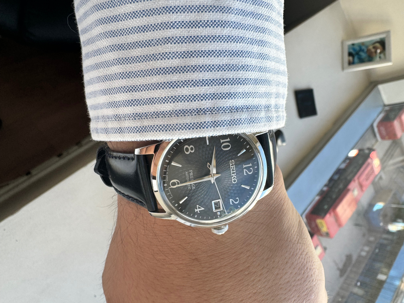 SEIKO SRPE43J1 PRESAGE メンズ 腕時計 Amazon.com: Seiko Presage Automatic Blue Dial Men's Watch