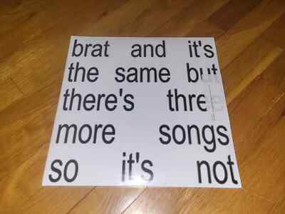 Charli XCX Brat - The Same But Theres Three More Songs So Its Not *Vinyl* sealed