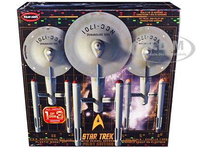 SKILL 2 MODEL KIT USS ENTERPRISE NCC-1701 STAR TREK 1/350 POLAR LIGHTS POL993 M