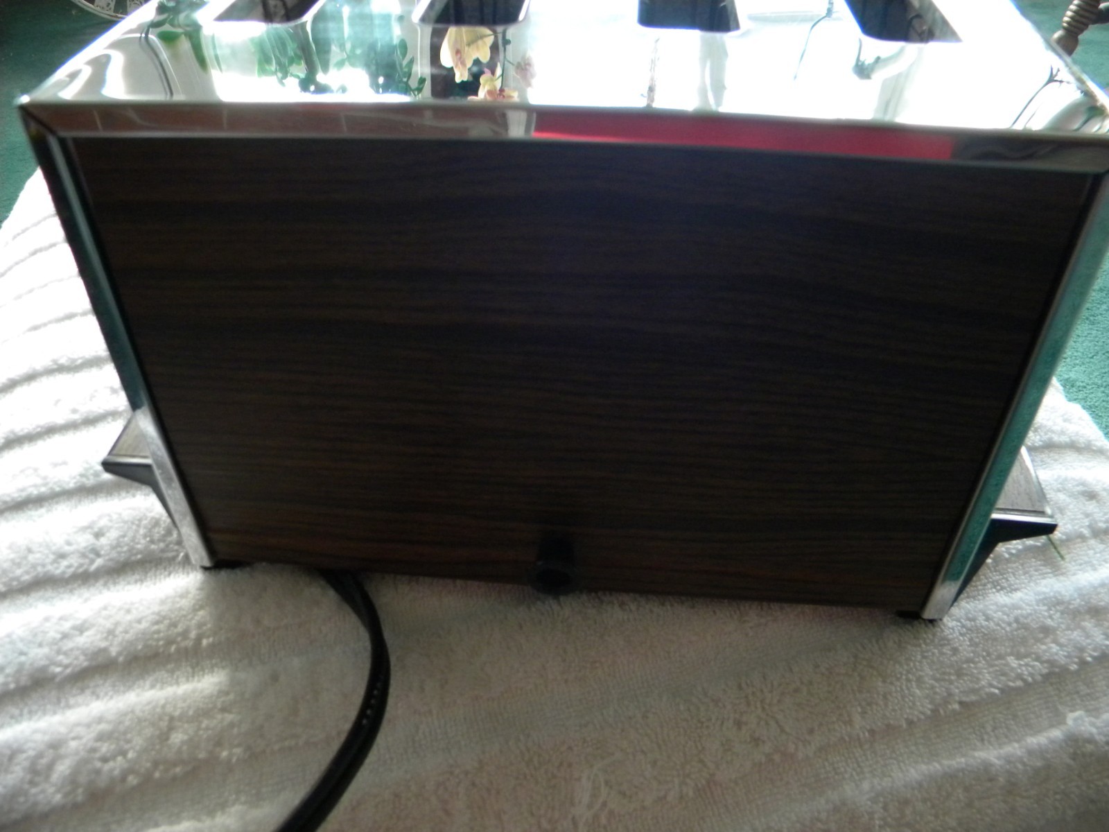 GENERAL ELECTRIC toaster vlntage 4 slice wood grain