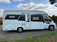 Hobby Optima Delux T65hfl, 4 belts, fixed bed, drop bed motorhome for sale
