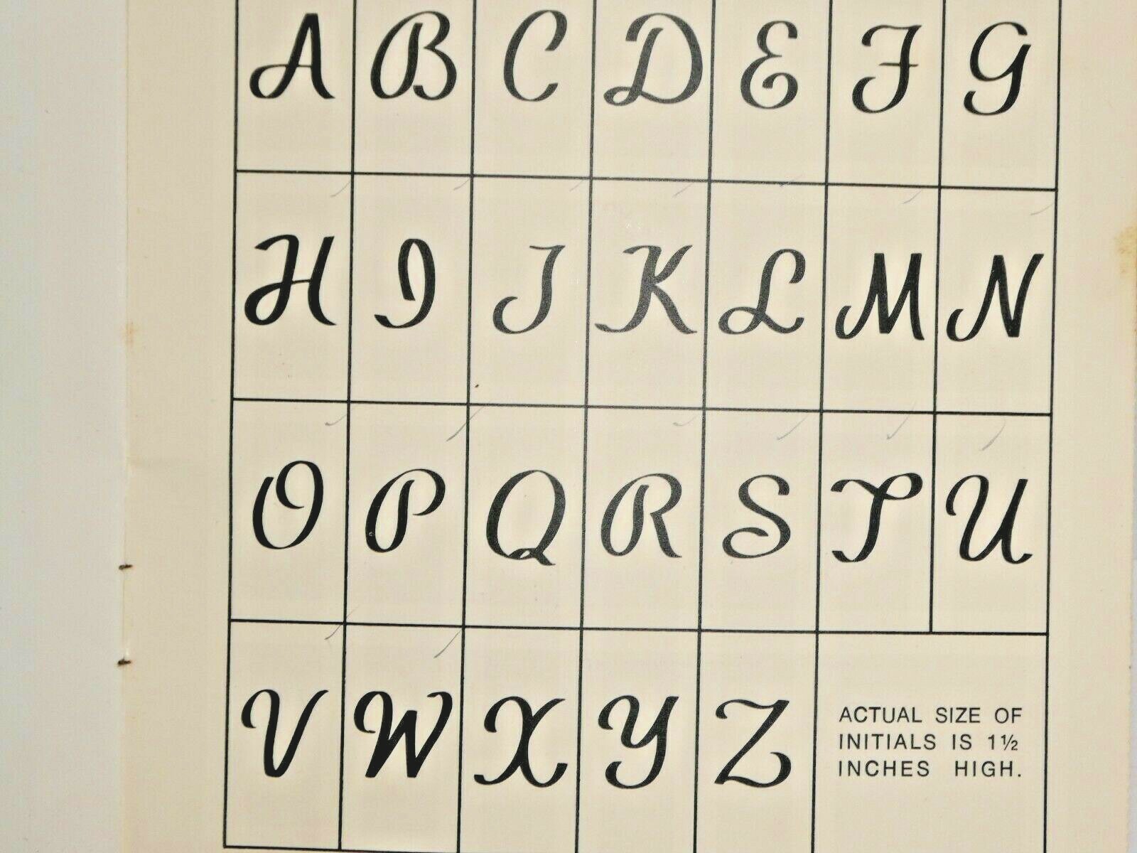 Singer Deluxe Monogrammer Cam and Placement Guide A-Z Buyers Choice