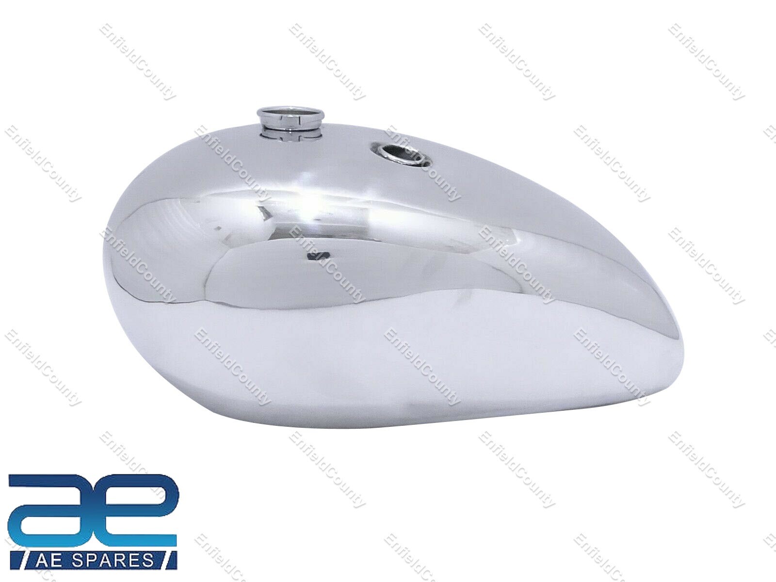 Fuel Petrol Tank Alloy Without Badges Holes For Triumph T140 OIF US Version 