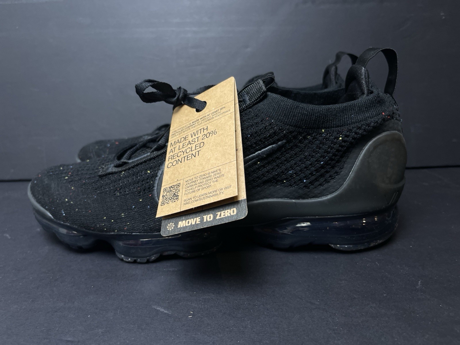 Men’s Size 11- Nike Air VaporMax Flyknit 2021 Black Anthracite DH4084-001