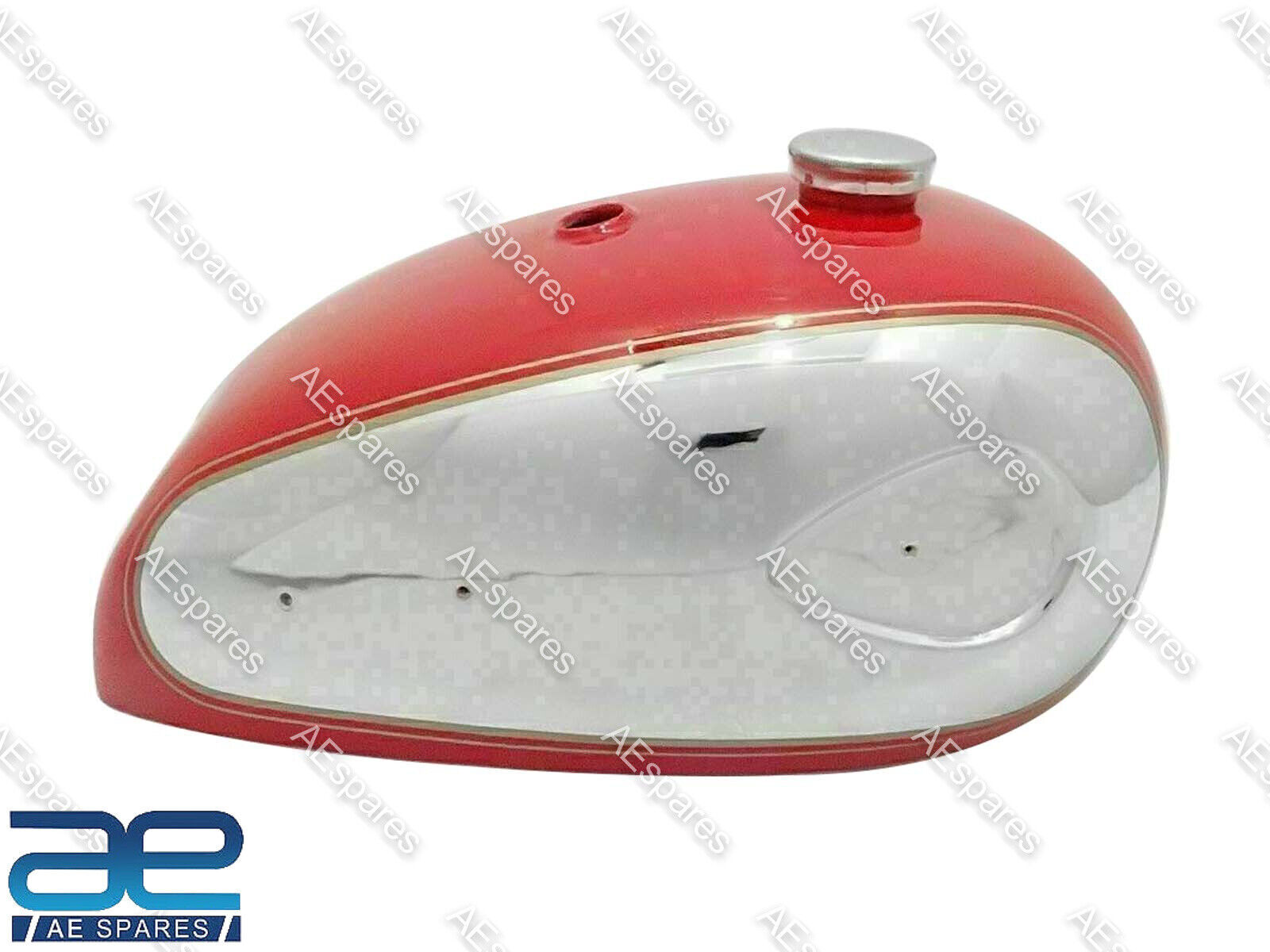 Petrol Fuel Gas Tank Painted With Tap & Cap For BSA A7 A10 Super Rocket  