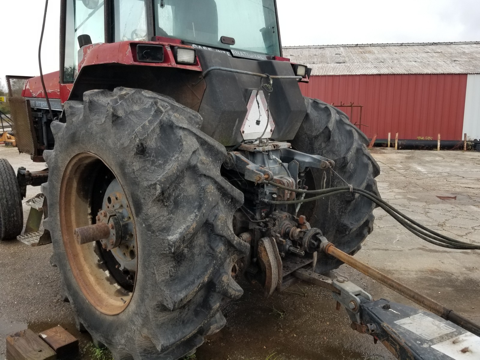 Used Case International 7120 Diesel Tractor with Air Conditioning and Bushhog