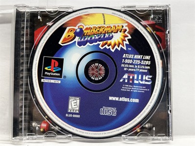Bomberman World (PlayStation 1, 1998) Clean Tested Working - Free Ship