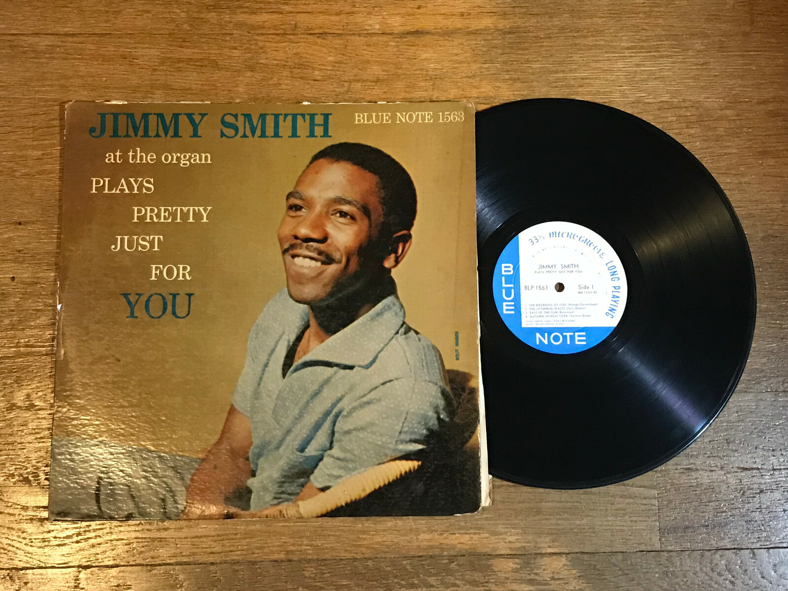 Jimmy Smith LP - Plays Pretty Just For You - Blue Note BLP 1563