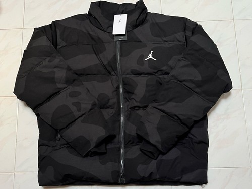 Nike Jordan Flight Heritage Down Black Zip Fill Jacket Men