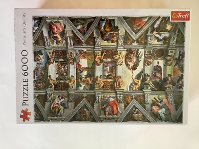 Trefl Red Sistine Chapel Ceiling/Bridgeman 6000 Piece Puzzle Sealed