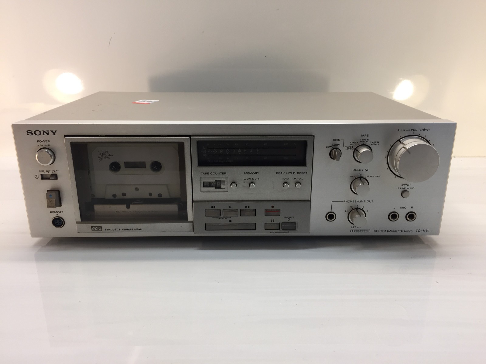 SONY STEREO CASSETTE DECK TC-K61 カセットデッキ Sony TC-K61 Stereo Cassette Deck Tape Recorder Vintage Japan