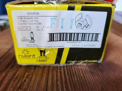 ERICO NVENT/CADDY  SNSW50 1/2'' Rod Split Flange Nut Galvanized Free Shipping 