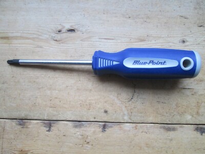 BLUE POINT TORX T25 SCREWDRIVER BLUE HANDLE SOFT GRIP NEW PREMIUM TOOL BSGDM100T