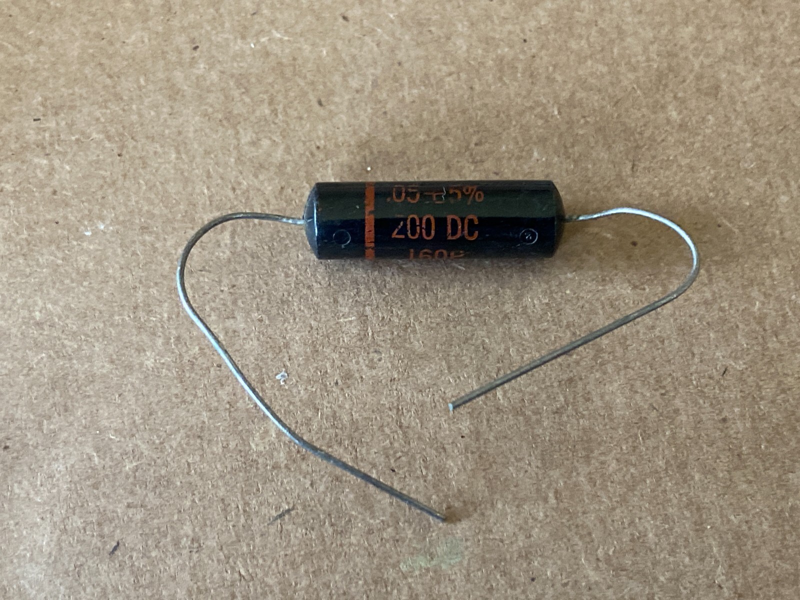 sprague black beauty他 NOS Sprague Black Beauty .05 uf 200v Capacitor 160P Vintage