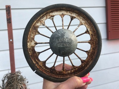 antique baby carriage wheels