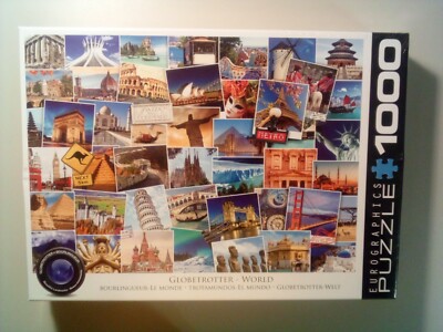 Globetrotter World 1000 Pièce Jigsaw Puzzle 19.25'' X 26.63'' Eurographics 