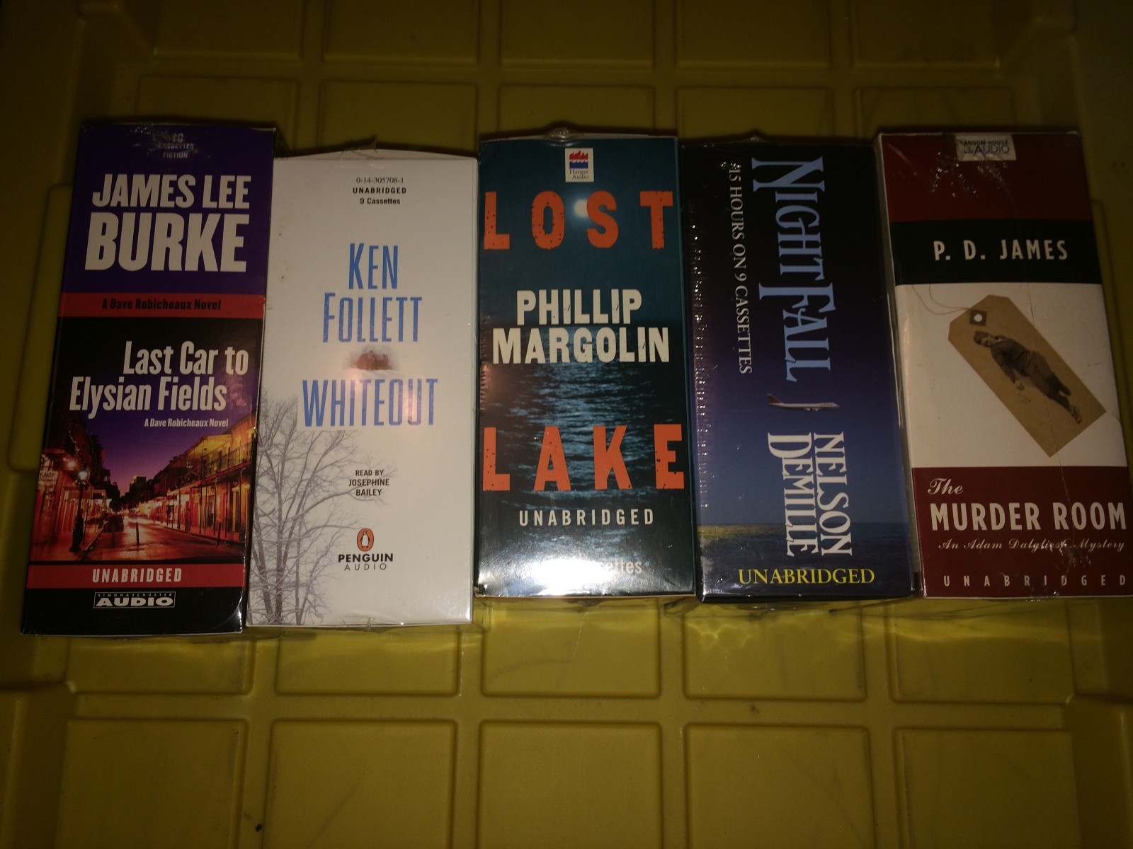 AUDIO CASSETTE BOOK LOT # 04 ESTATE HOARD