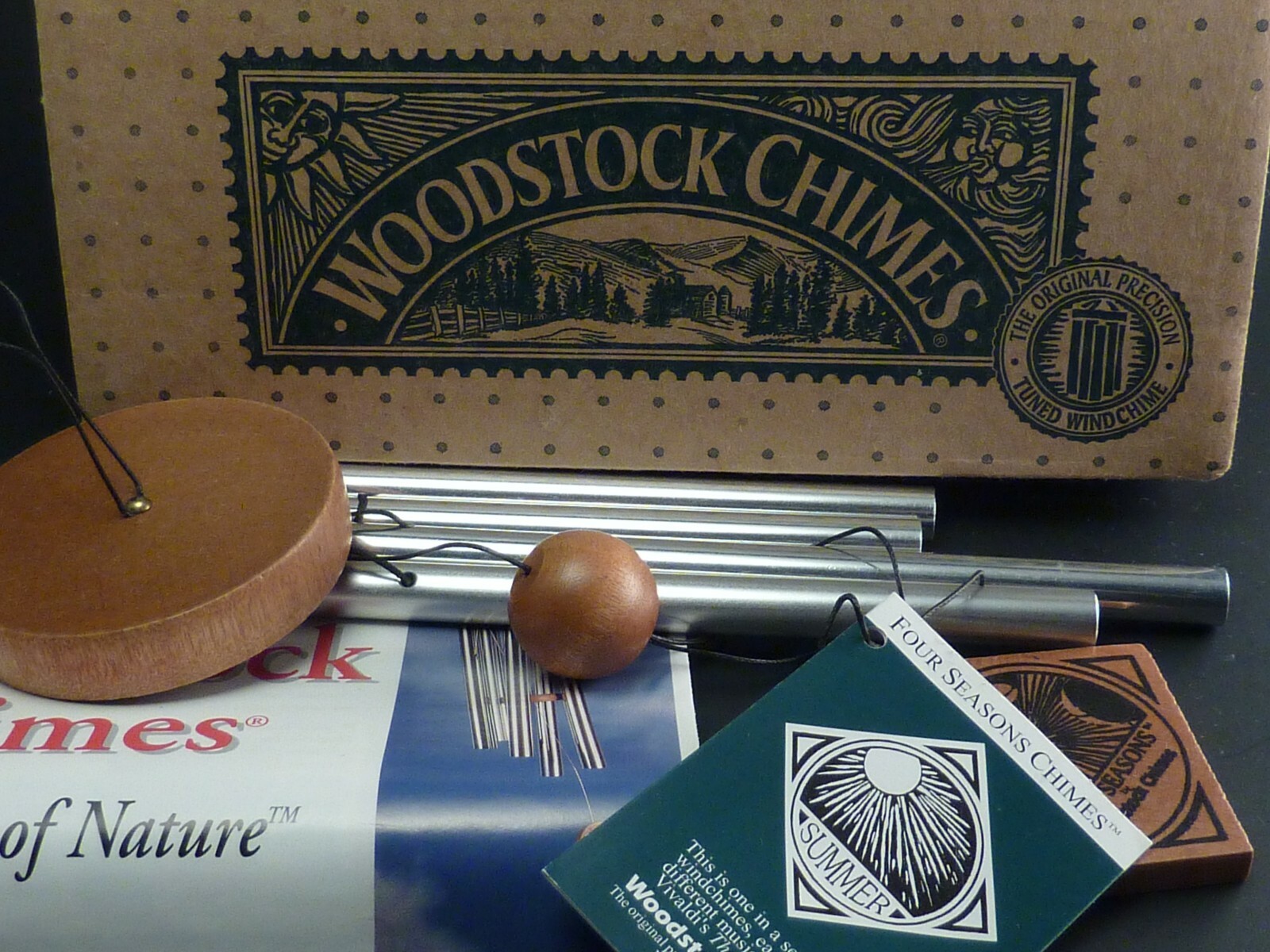 Woodstock Chimes Four Seasons Wind Chime Summer Unused Still In Box Discontinued