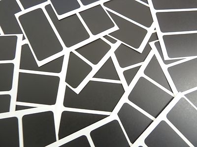 65x30mm Rectangle Stickers Coloured Rectangular Sticky Labels 32 Colours 