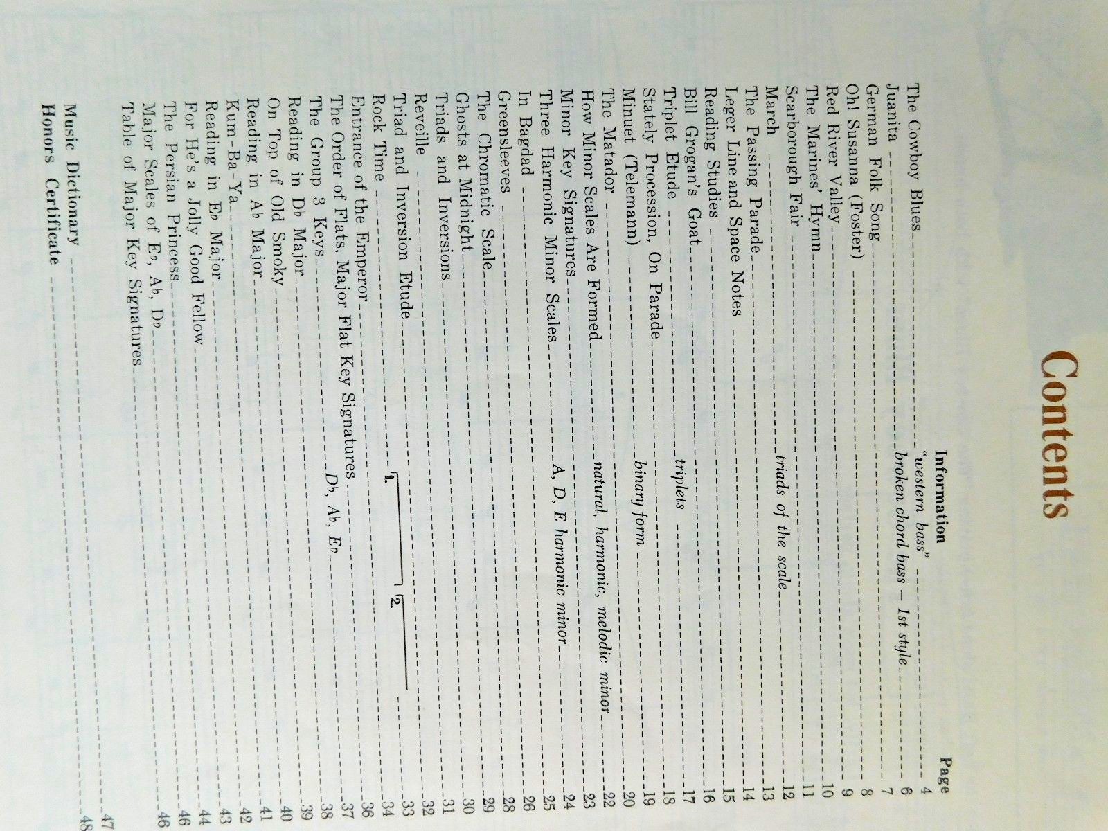 Piano Lessons: Level 3: The Bastien Piano Library - 1976 instruction PB