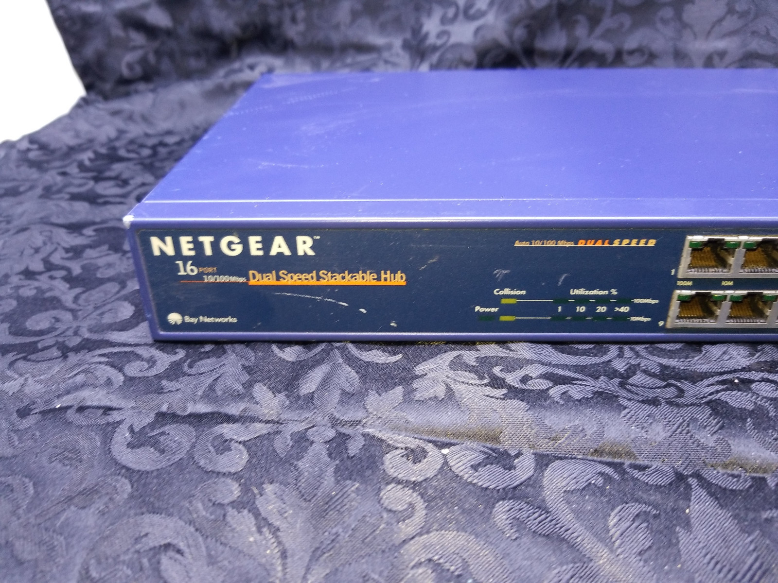 Netgear DS516 10/100 Mbps Dual Speed Stackable Hub Bay Networks