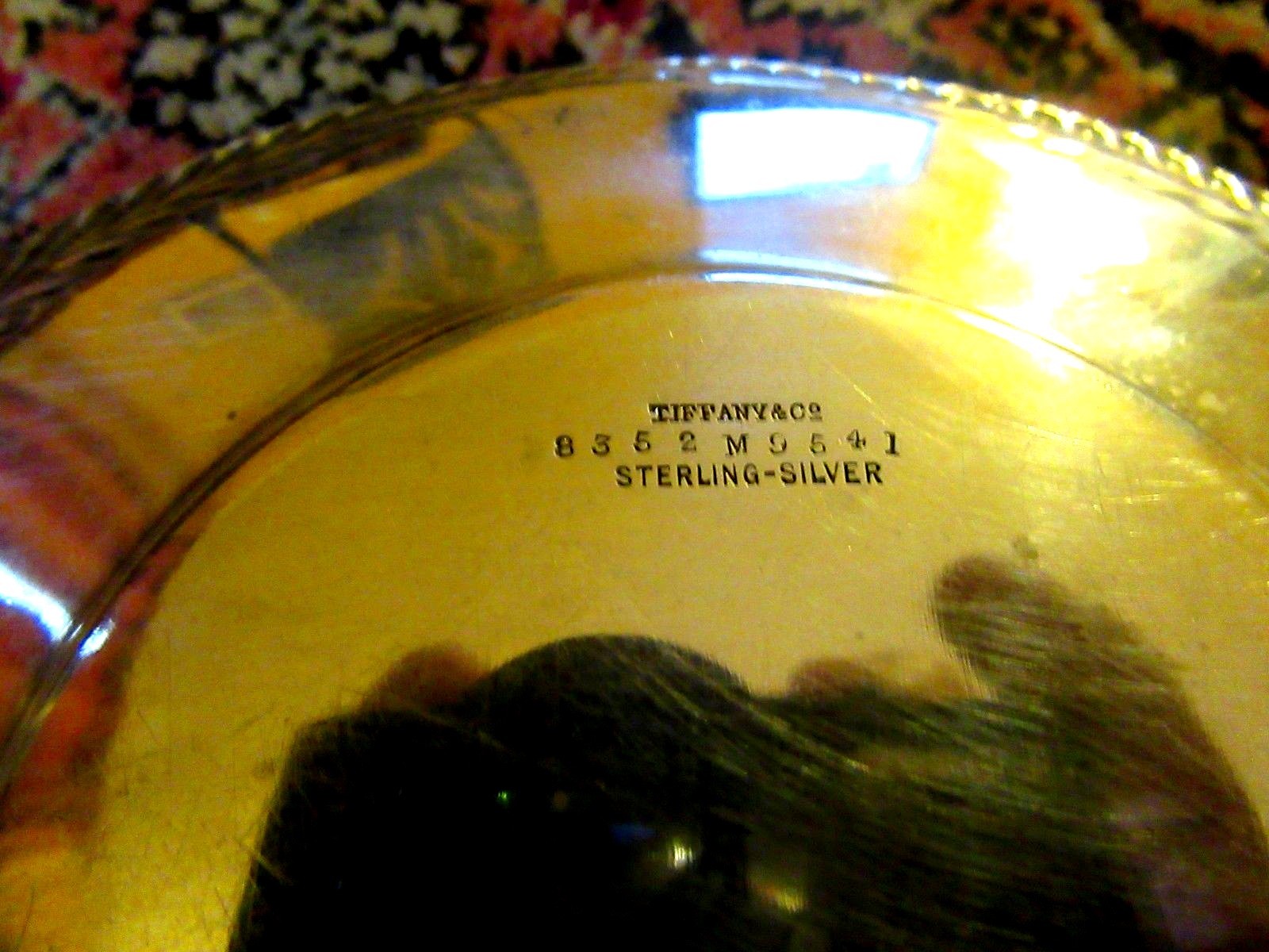 Tiffany & Co Sterling Silver Coaster .Dish