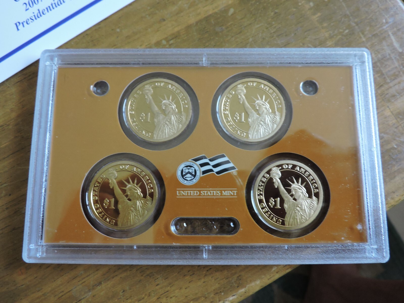 2007 S Proof Presidential Dollar Set with Box & COA # 4  free shipping