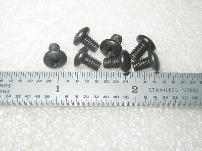 8-32 X 1/4'' SCREW PAN HEAD PHILLIPS BLACK OXIDE ALLOY STEEL  - 50 pcs
