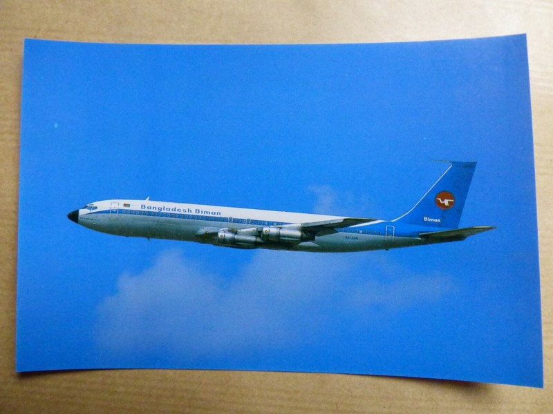 Bengladesh Biman  B 707 351c   S2-Abn / Collection Vilain NÂ° 68