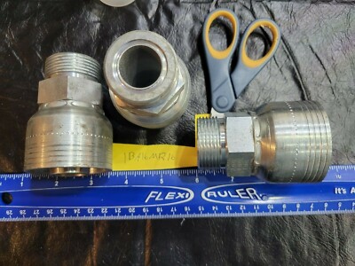Hose Crimp Fitting Genuine Eaton Brand High Pressure 4-wire Aeroquip 1B Series