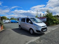 2014 ON 14 PLATE FORD TRANSIT CUSTOM 290 LTD TDCI CREW VAN 