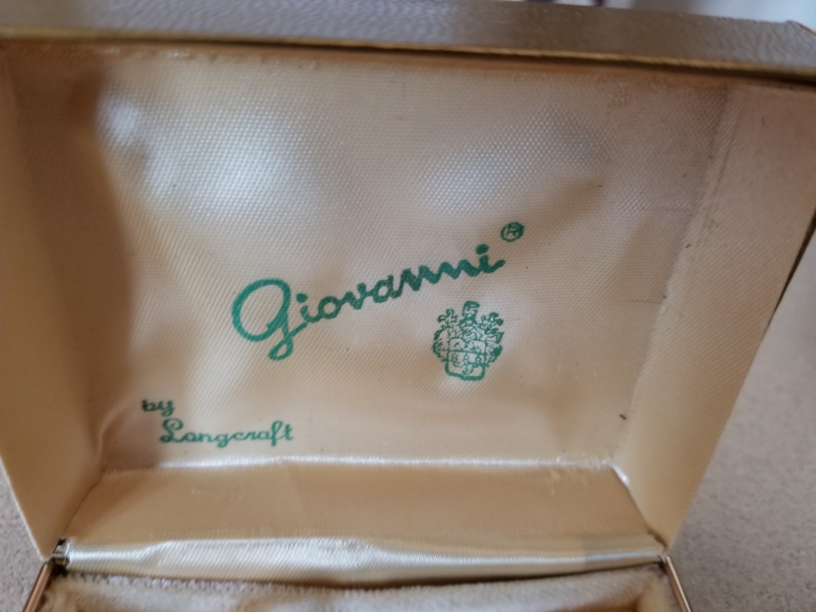 Vintage Giovanni by Langcraft Emerald Greens Brooch & Matching clip Earrings