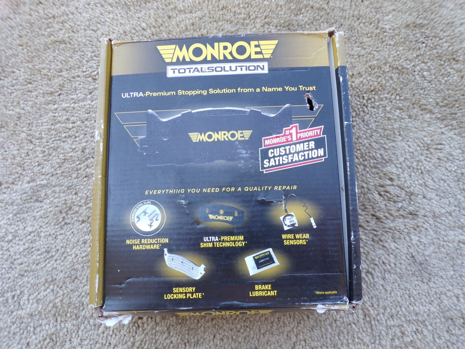 Monroe brake pads cx1047; gBB