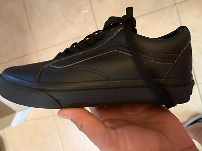 Vans Old Skool Leather Mono Black Classic Tumble VN0A38G1PXP Men s