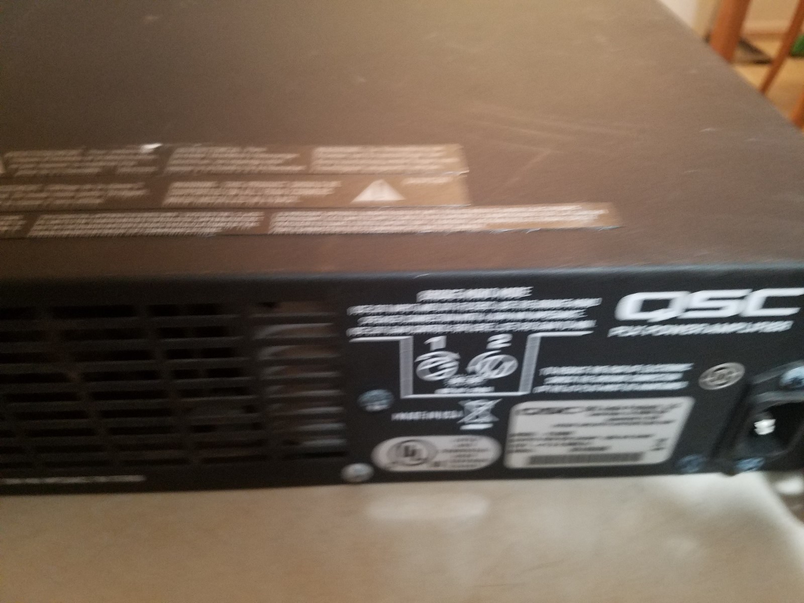 qsc plx 3602 power amplifier