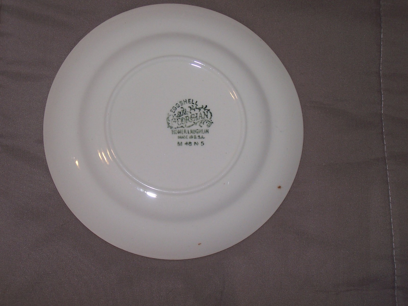 LOT OF SIX HOMER LAUGHLIN EGGSHELL GEORGIAN SAUCERS