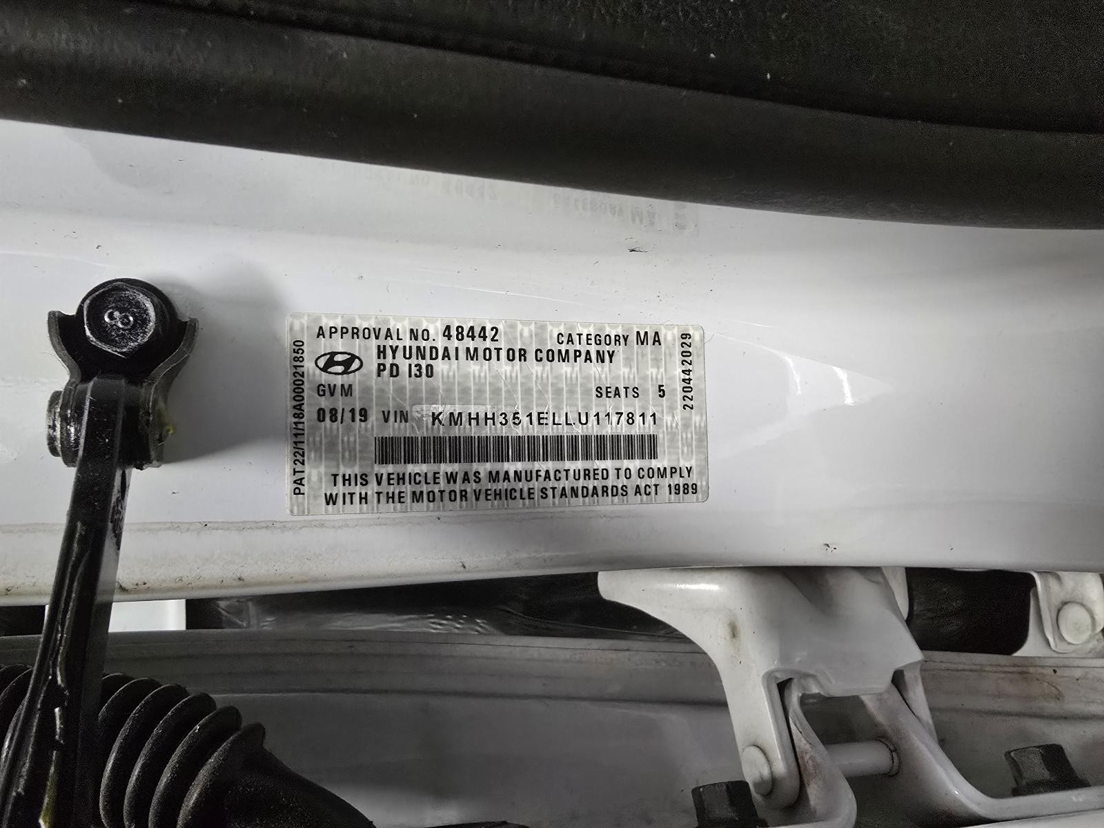 2019 Hyundai I30 RIGHT TAILLIGHT IN BODY HALOGEN PD 03/2017-12/2023 92401-G30 7616 image 12