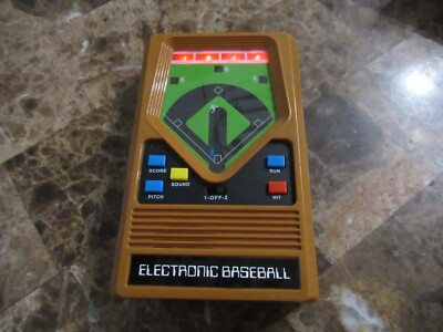 Vintage Mattel Electronic Baseball Handheld Game Works, Looks Great 