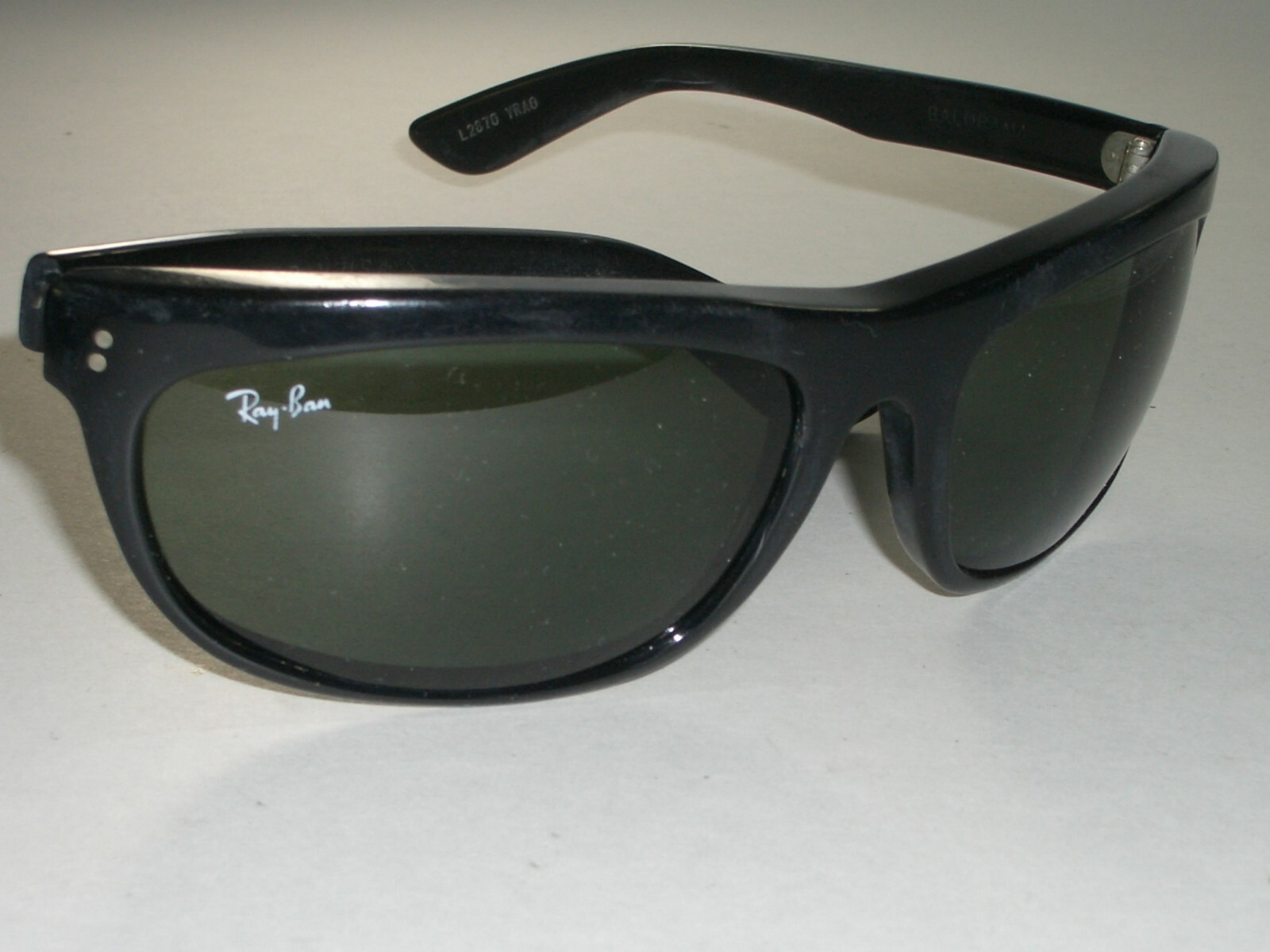VINTAGE B&L RAY-BAN L2870 YRAO G15 CRYSTAL BLACK EBONY