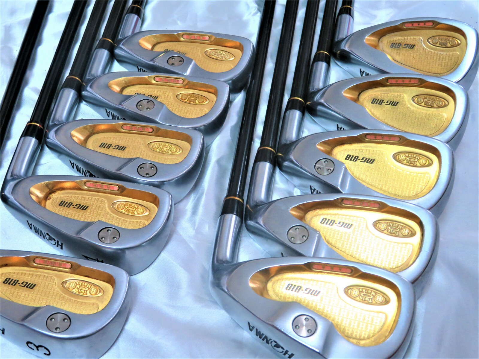 3STAR 10PC HONMA MG-818 IRONS SET TWIN MARKS R-FLEX Golf 3STAR 10PC HONMA MG-818 IRONS SET TWIN MARKS R-FLEX Golf