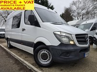 2016 Mercedes-Benz Sprinter 2.1 313 CDi RWD MWB L2 WELFARE UNIT VAN PANEL VAN Di