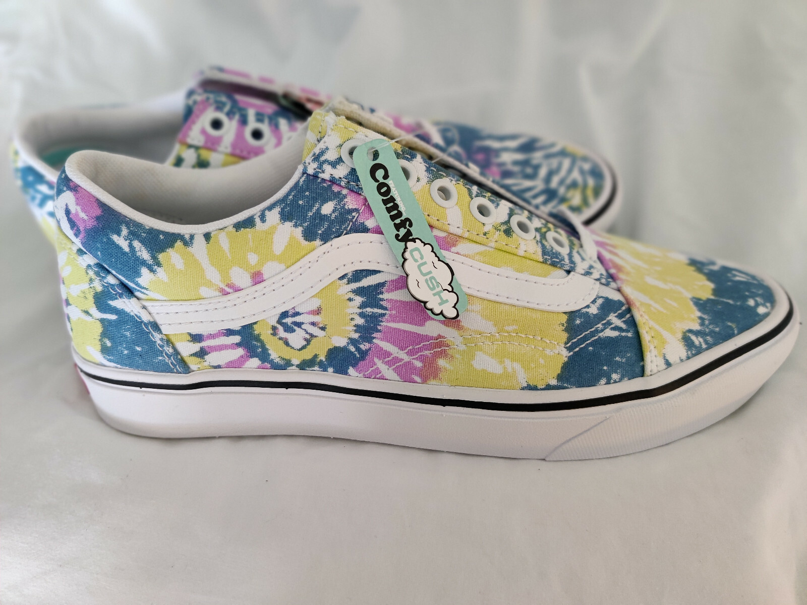 ☆関税込☆VANS★TIE-DYE COMFYCUSH OLD SKOOL★22-29cm★ Vans Old Skool ComfyCush 'Tie-Dye' VN0A3WMA49L