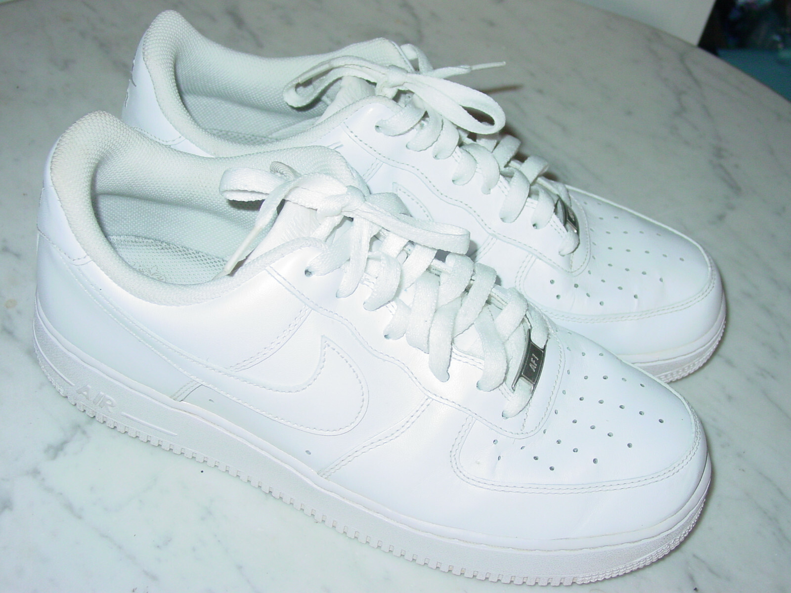 Nike Air Force 1 ホワイト　24cm 2014 Nike Air Force One 07 White Leather Low Basketball