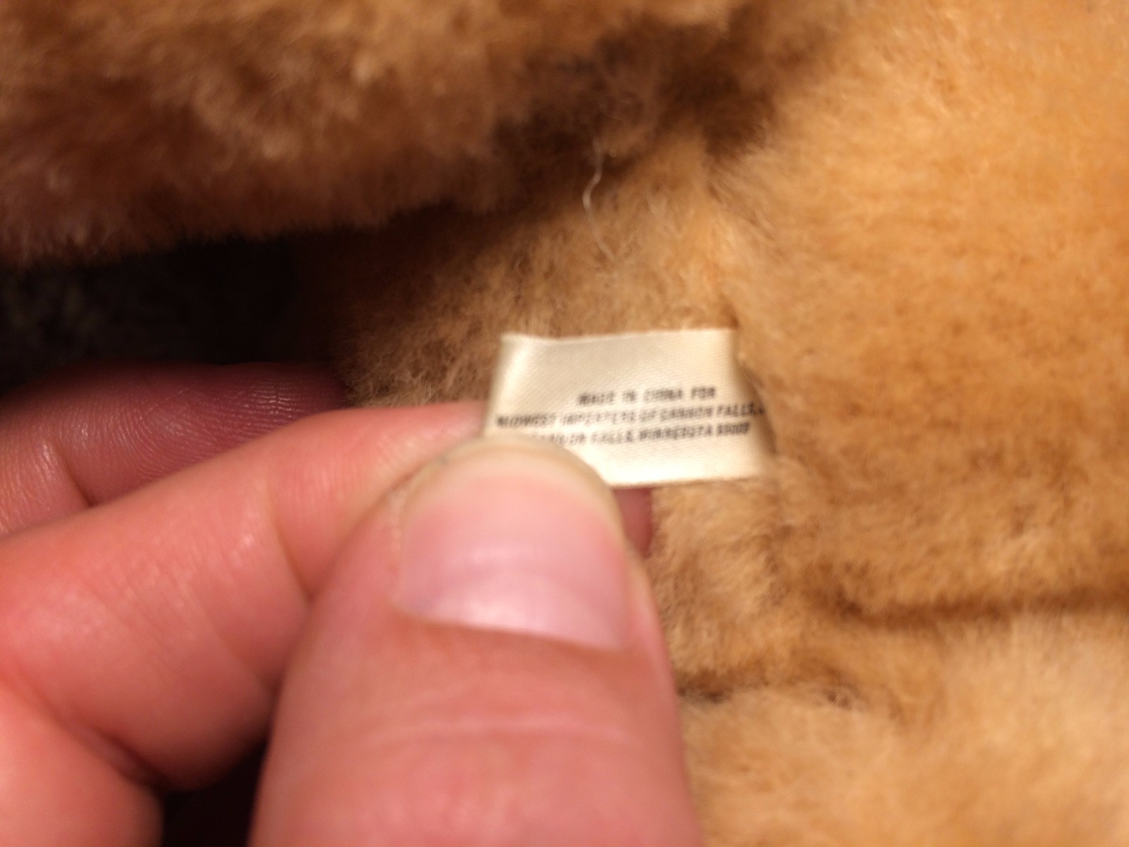 Vintage Midwest Importers of Cannon Falls Jointed Stuffed Bear