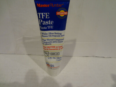 Master Plumber TFE Paste - White Slow Setting  1 fl. oz. #403 477