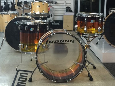 ludwig vistalite bass drum kitpiece pak